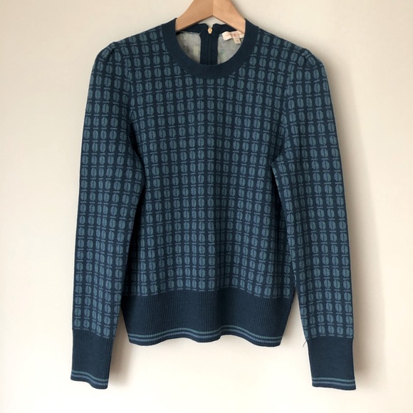 SOLD Tory Burch | 'Walda' Beetle Bug Sweater sz. M - Picture 2 of 7